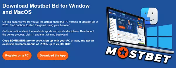 PC version of Mostbet