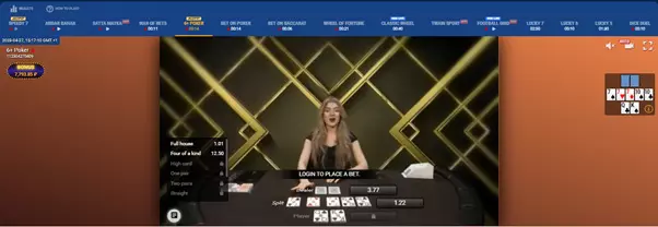 Live games at MostBet